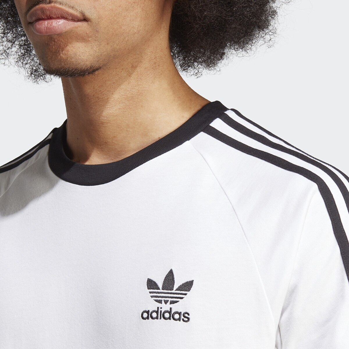 T-shirt de Homem Adicolor Classics 3-Stripes Originals Branco-4