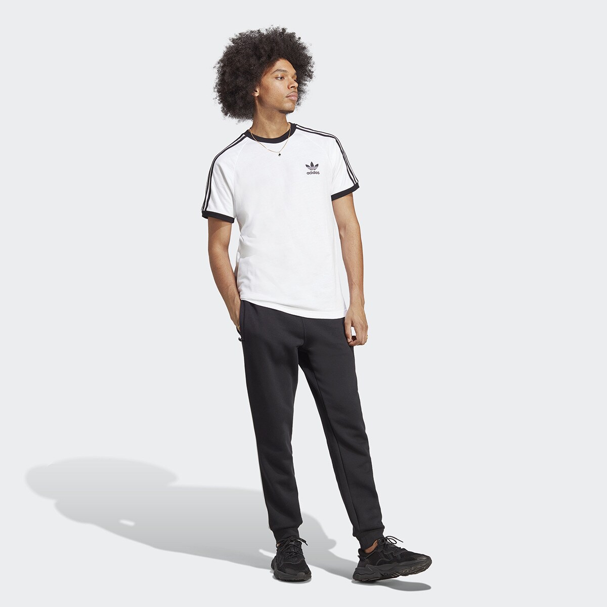 T-shirt de Homem Adicolor Classics 3-Stripes Originals Branco-6