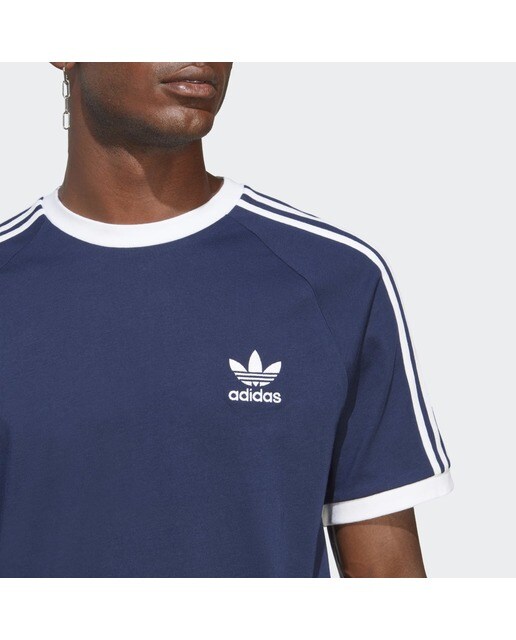 T-shirt de Homem Adicolor Classics 3-Stripes Originals Azul-marinho-3