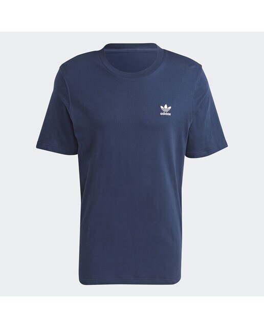 T-shirt de Homem Trefoil Essentials Originals Azul-marinho-6