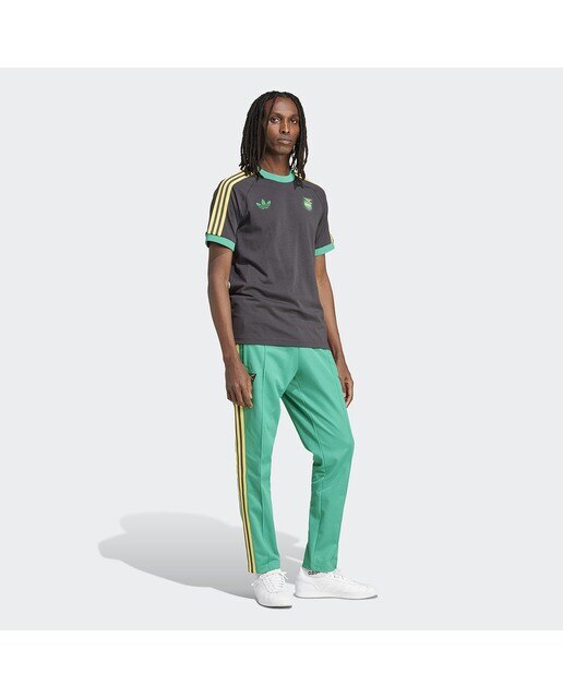 T-shirt de Homem Adicolor Jamaica 3 Faixas Originals Preto-5