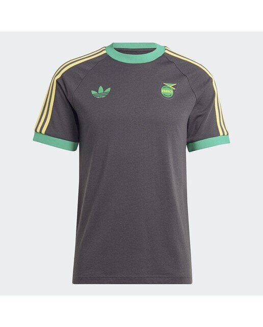 T-shirt de Homem Adicolor Jamaica 3 Faixas Originals Preto-6