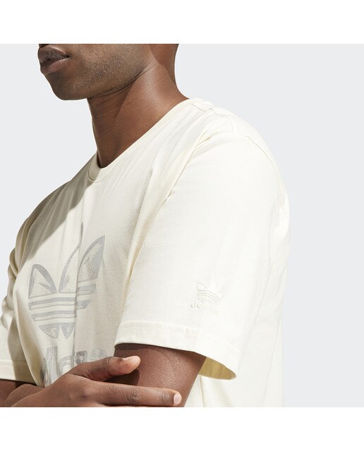 T-shirt de homem adidas Originals Bege-4