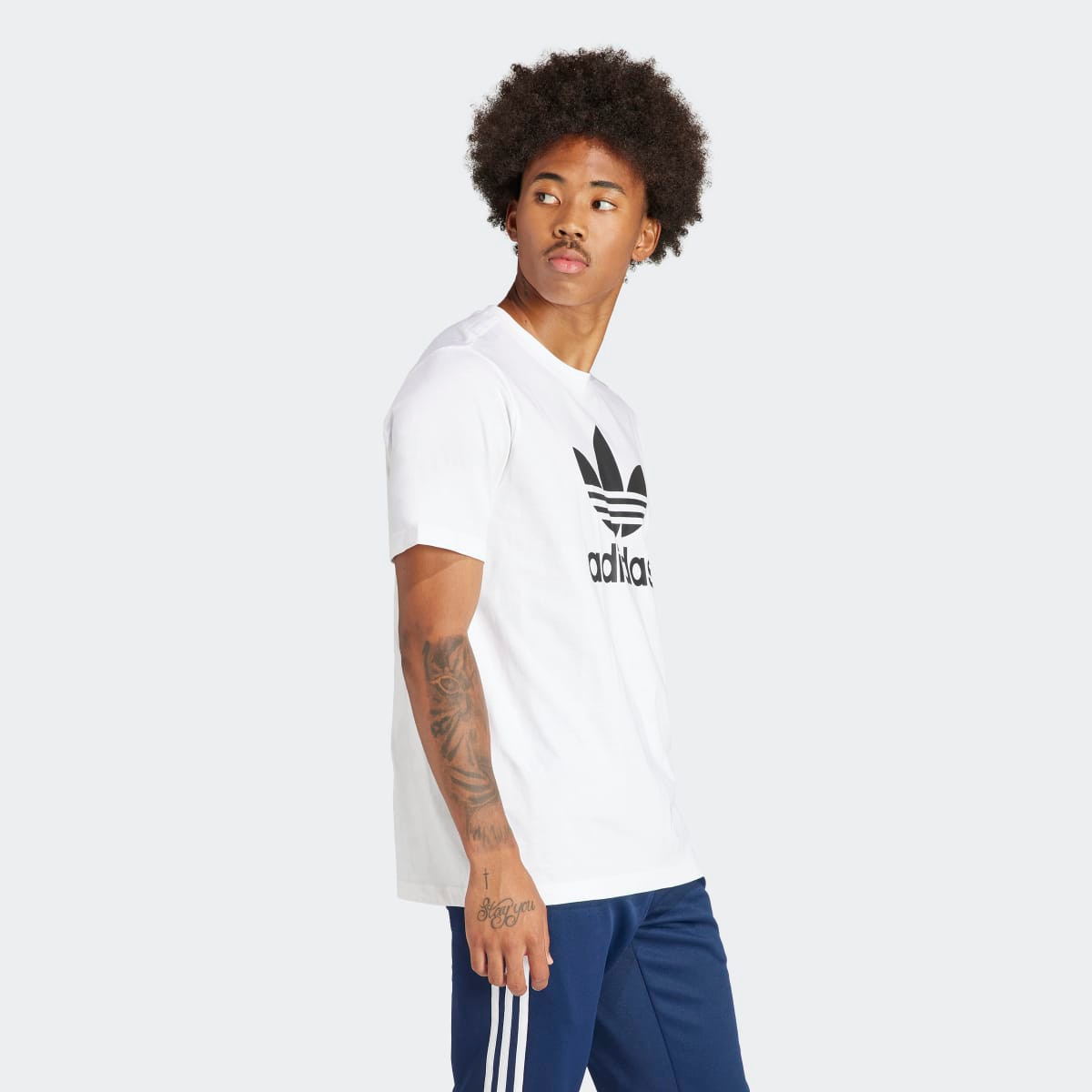T-shirt de Homem Adicolor Trefoil Originals Branco-5