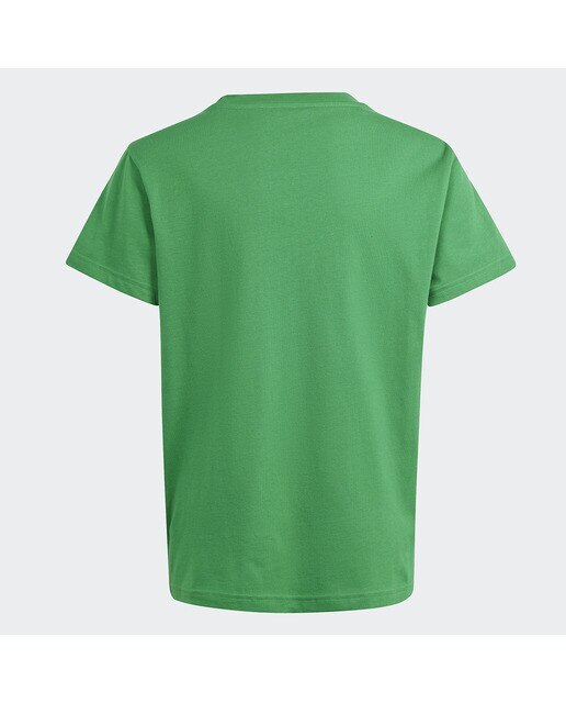 T-shirt de menino Trefoil Adidas Originals Verde-2