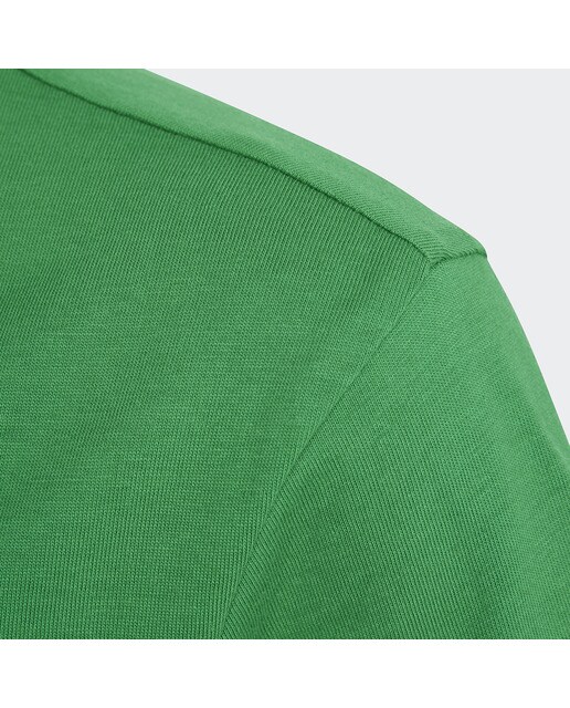 T-shirt de menino Trefoil Adidas Originals Verde-4