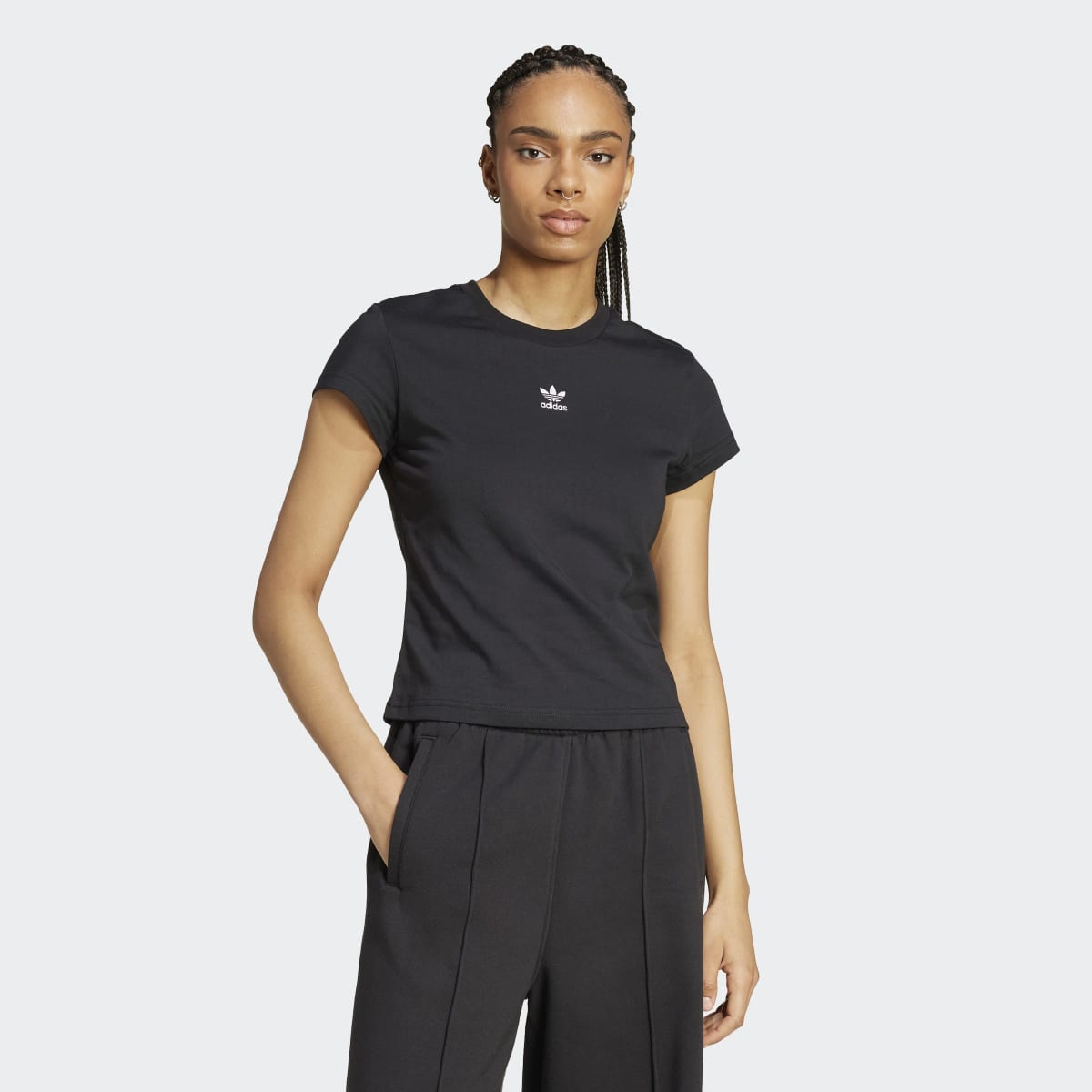 Imagem 0 de T-shirt de Mulher Trefoil Essentials Adidas