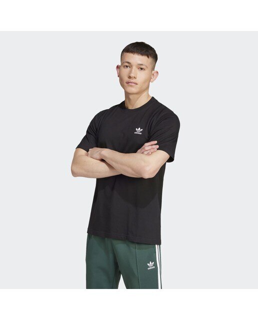 T-shirt de Homem Trefoil Essentials Originals Preto-1