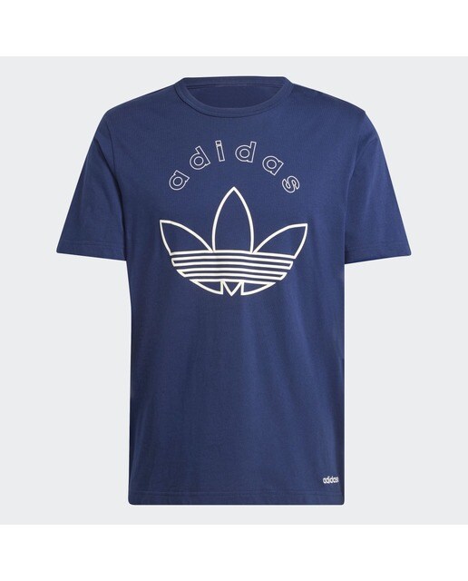 T-shirt de homem Graphic adidas Originals Azul-marinho-6