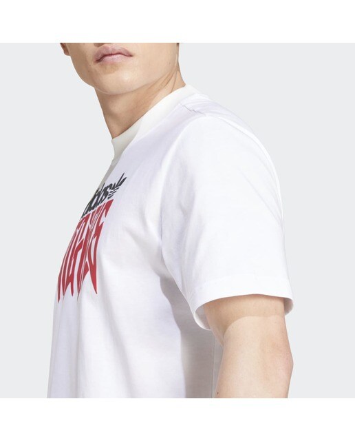 T-shirt de Homem Graphic Loose Originals Branco-4