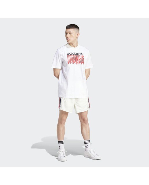 T-shirt de Homem Graphic Loose Originals Branco-5