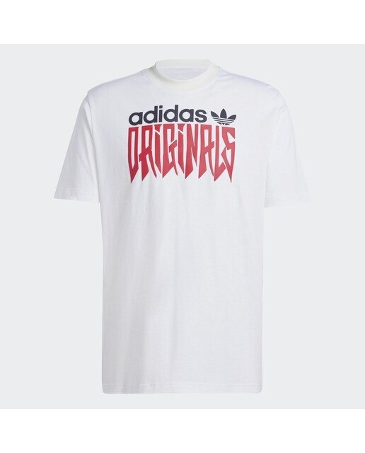 T-shirt de Homem Graphic Loose Originals Branco-6