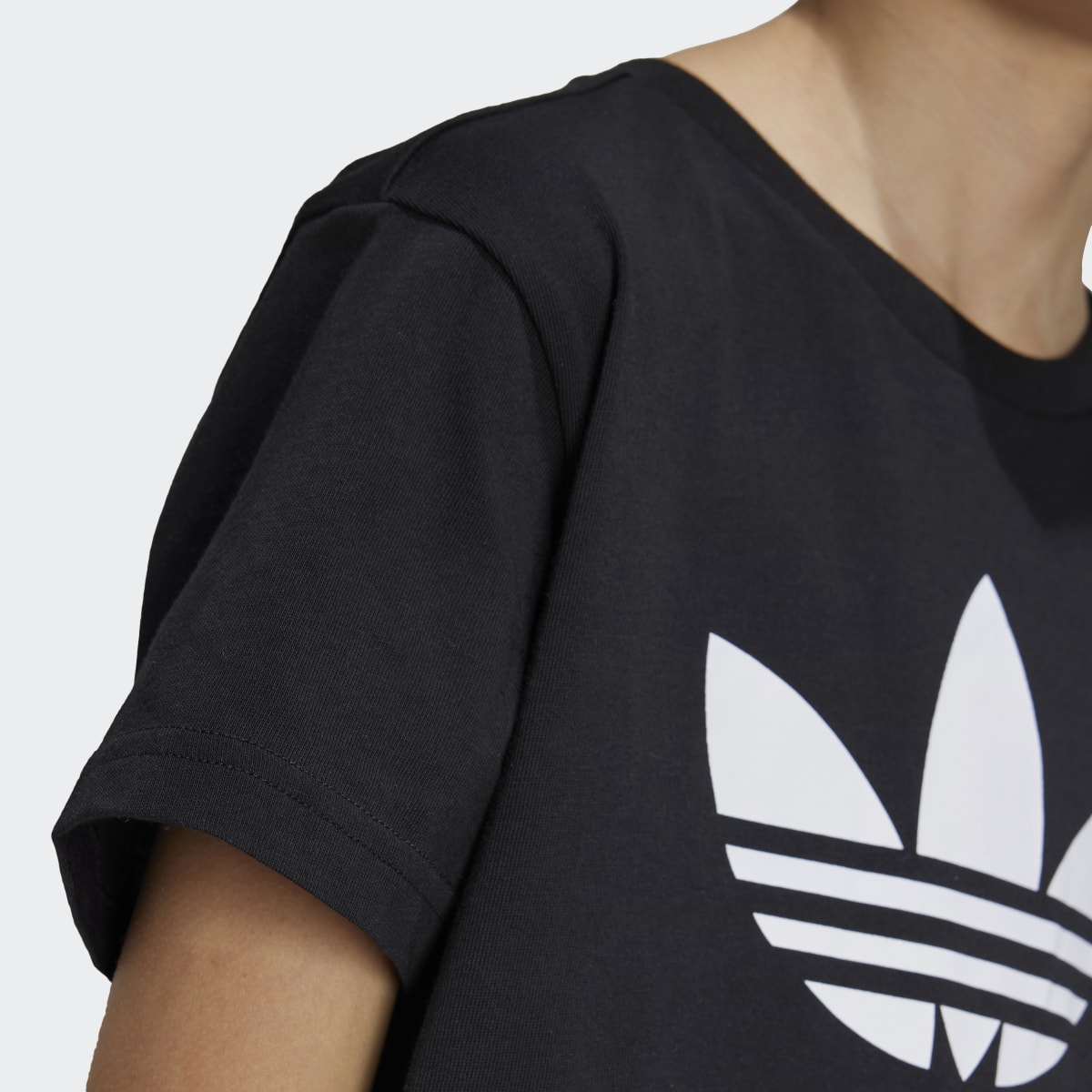 T-shirt de Criança Adicolor Trefoil Preto-3