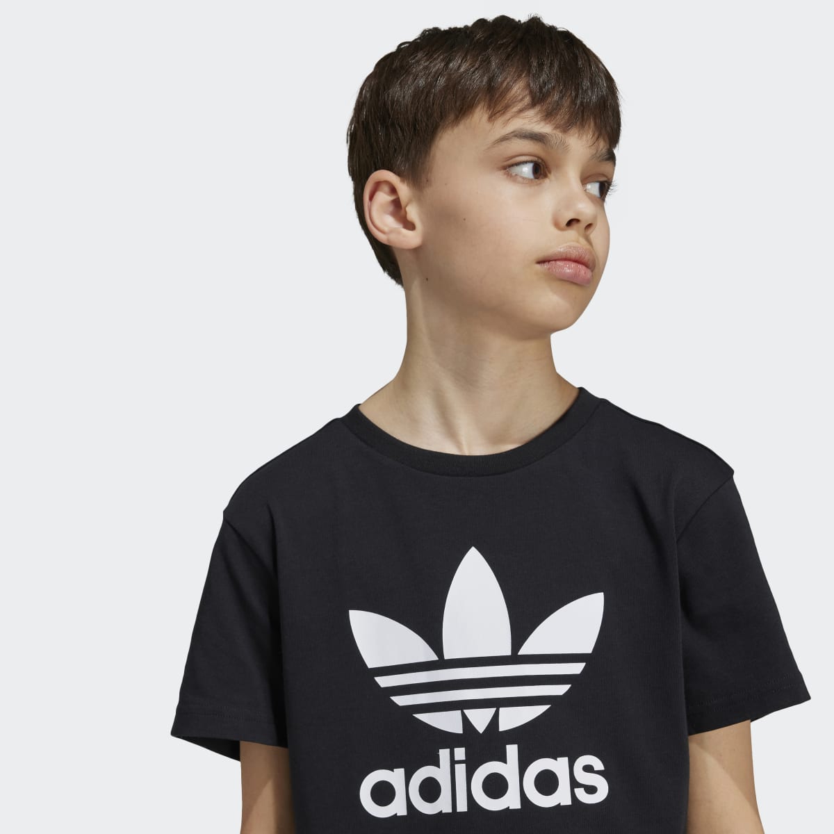 T-shirt de Criança Adicolor Trefoil Preto-4
