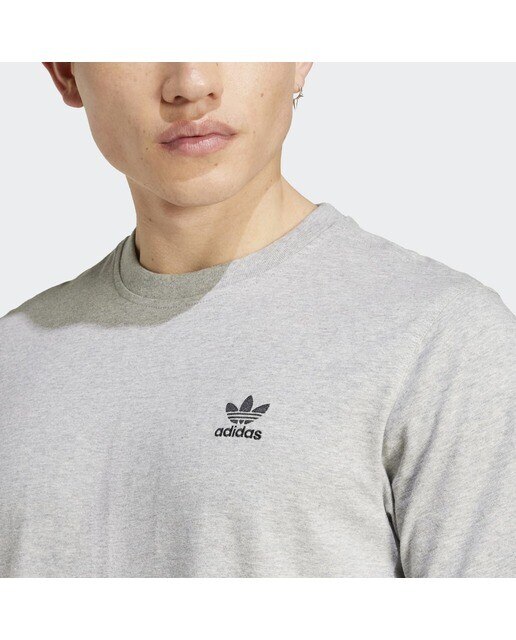 T-shirt de Homem Trefoil Essentials Originals Cinzento-3
