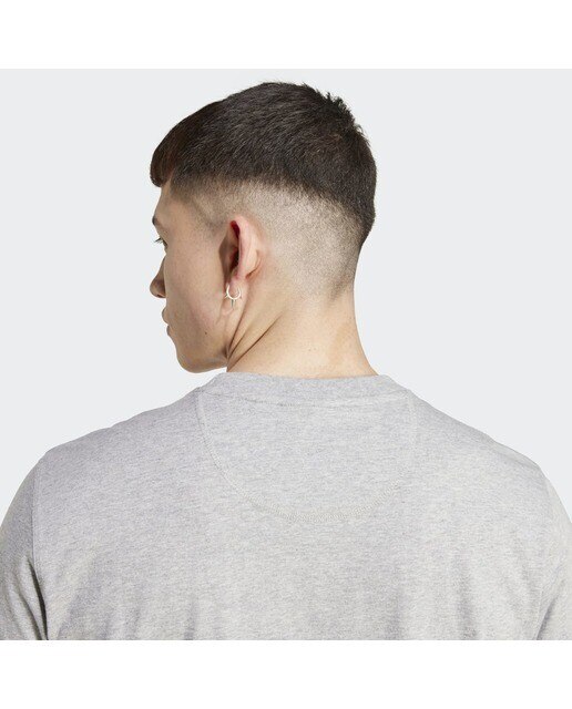 T-shirt de Homem Trefoil Essentials Originals Cinzento-4