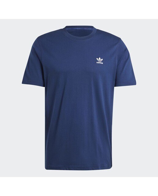 T-shirt de Homem Trefoil Essentials Originals Azul-marinho-6