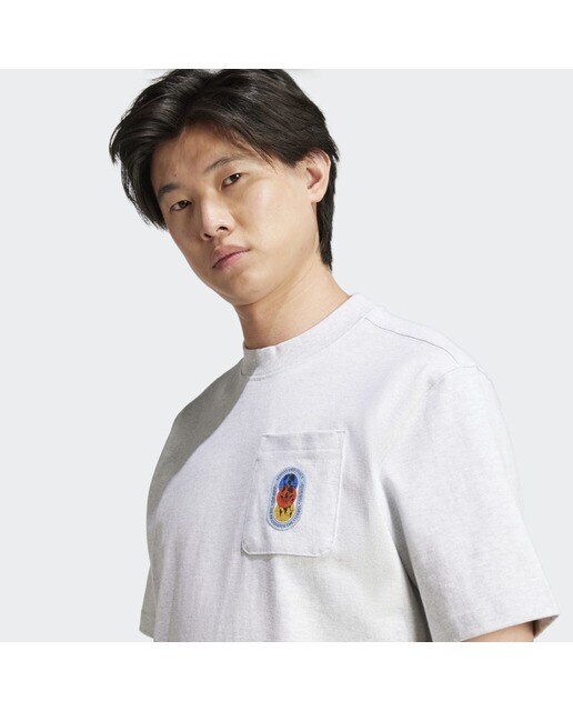 T-shirt de Homem OLPC 2 Originals Cinzento-claro-3