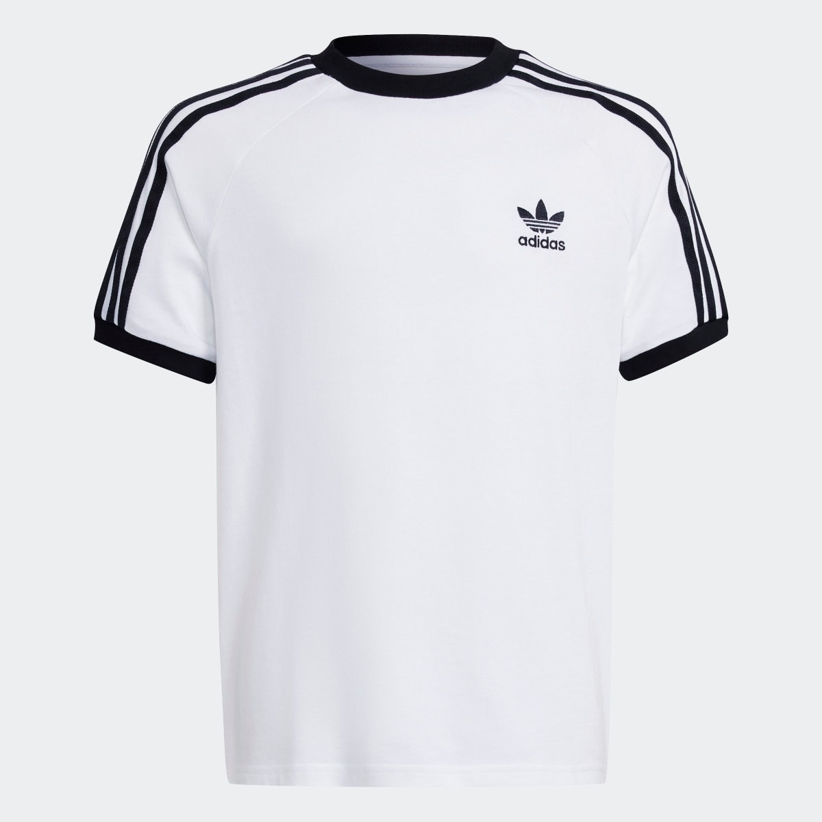 T-shirt de Criança 3 Faixas Originals Branco-6