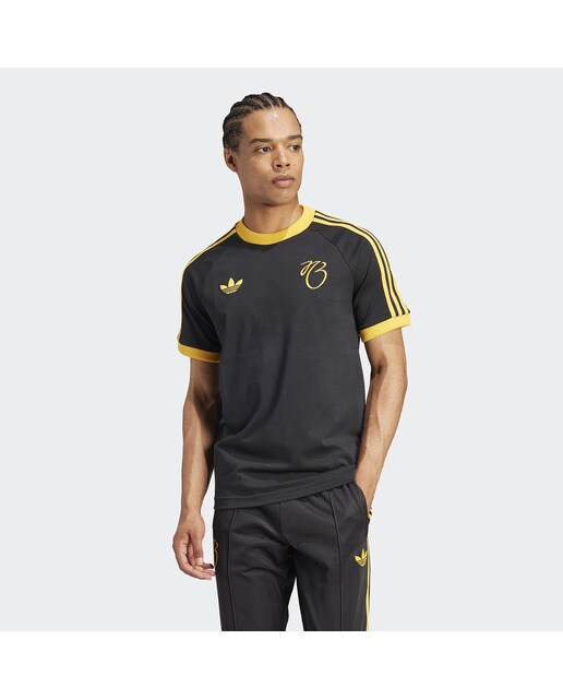 T-shirt de Homem Jude Bellingham 3 Faixas Preto-1