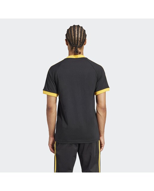 T-shirt de Homem Jude Bellingham 3 Faixas Preto-2