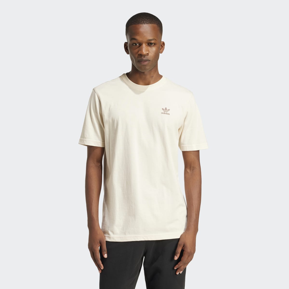 T-shirt de Homem Trefoil Essentials Branco-1
