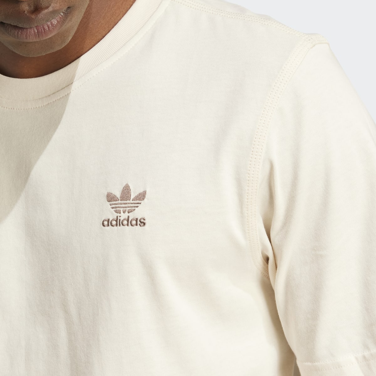 T-shirt de Homem Trefoil Essentials Branco-3