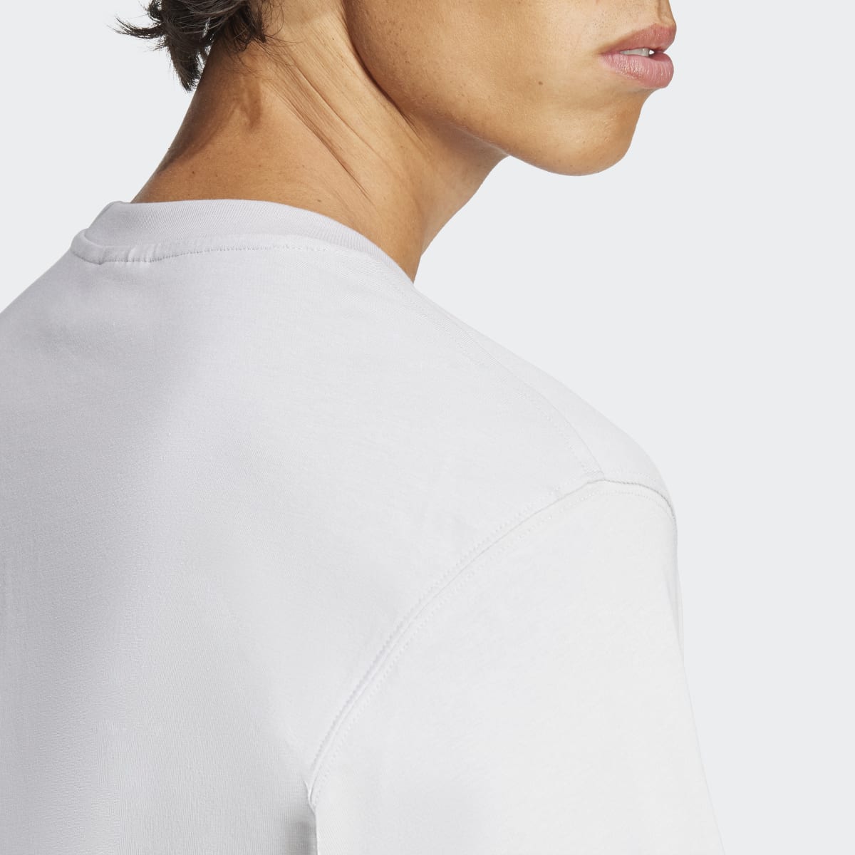 T-shirt de Homem Adicolor Trefoil Cinzento-4