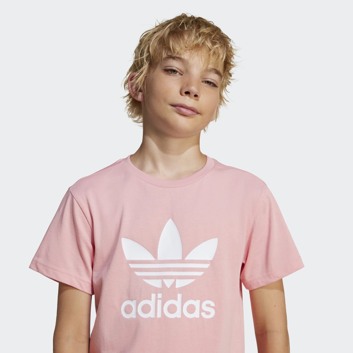 T-shirt de Criança Adicolor Trefoil Rosa-3