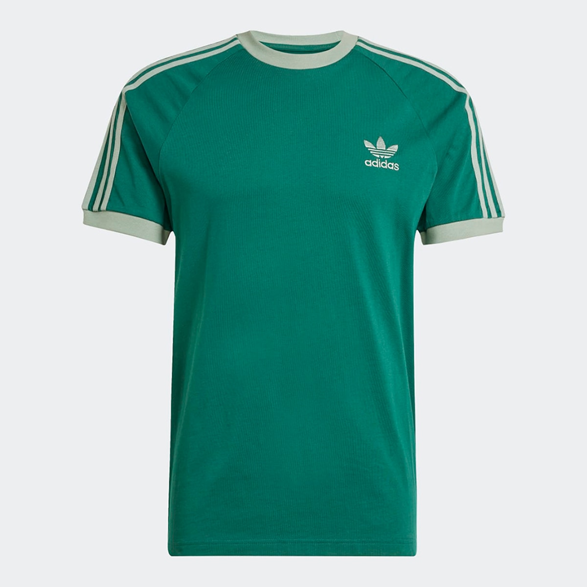 T-shirt de Homem Adicolor Classics 3 Faixas Verde-1