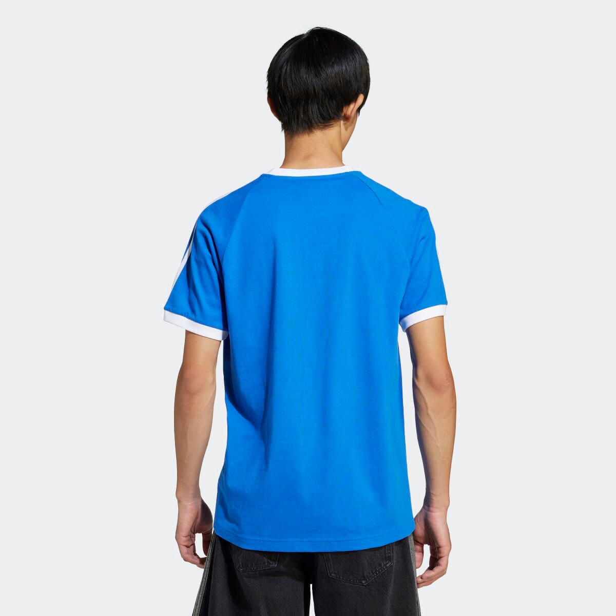T-shirt de Homem Adicolor Classics 3 Faixas Azul-2