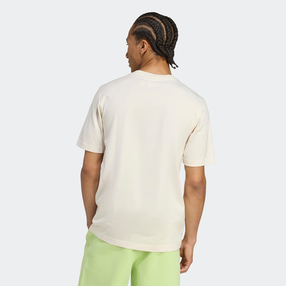Camiseta de hombre Trefoil Essentials adidas Originals - Blanco Blanco-2