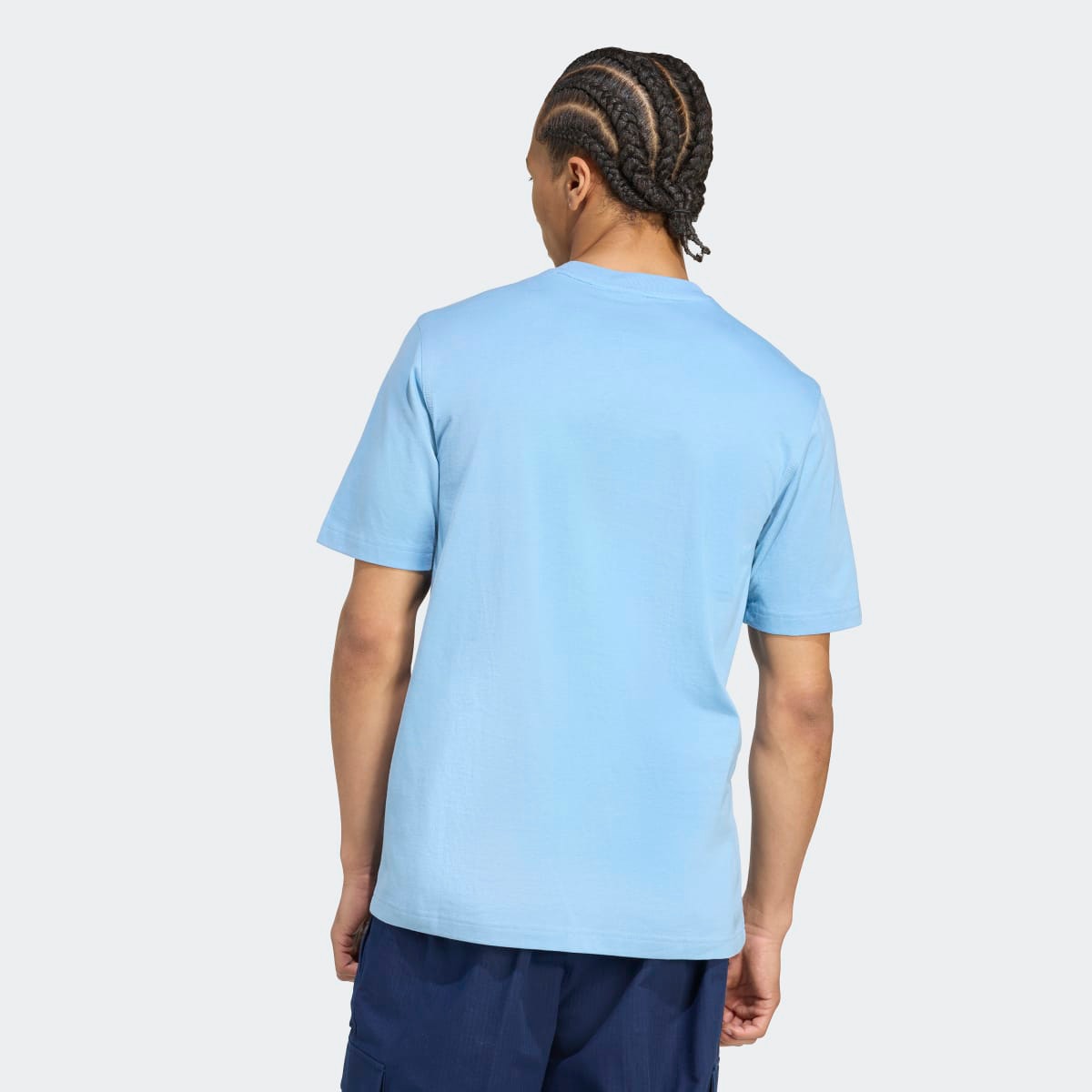 Camiseta de hombre Trefoil Essentials adidas Originals - Azul Azul-2