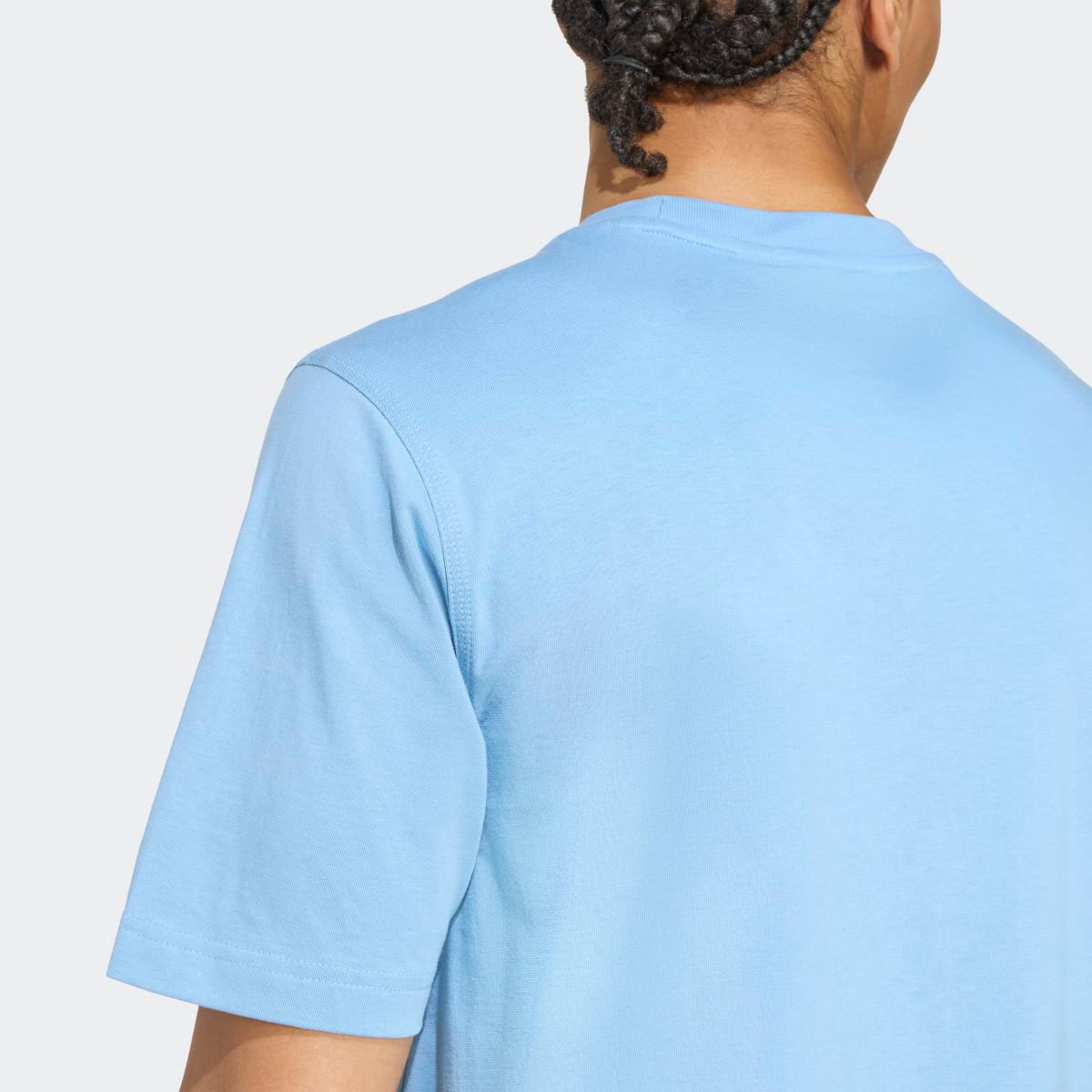 Camiseta de hombre Trefoil Essentials adidas Originals - Azul Azul-4