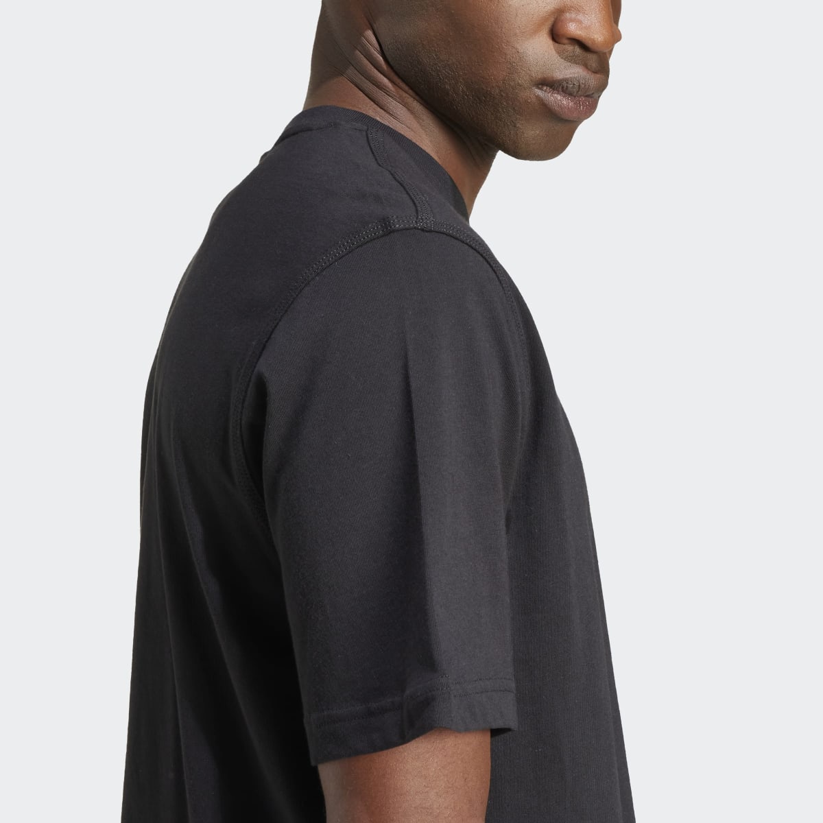 Imagen 3 de Camiseta de hombre Trefoil Essentials Adidas Originals - Negro Negro