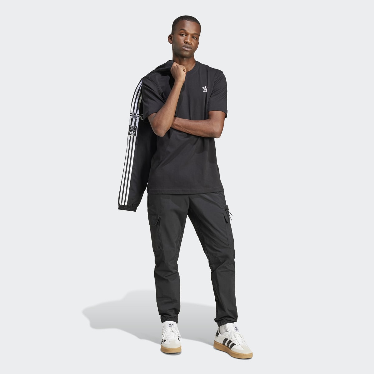 Imagen 5 de Camiseta de hombre Trefoil Essentials Adidas Originals - Negro Negro