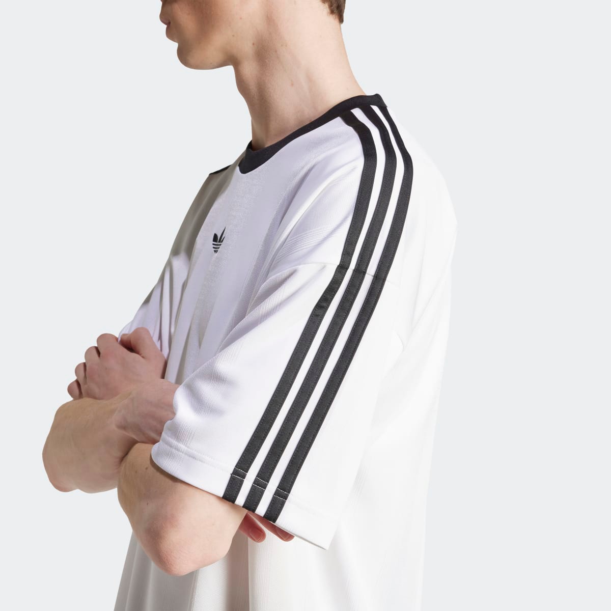 T-shirt de Homem Adicolor Jacquard Originals Branco-4