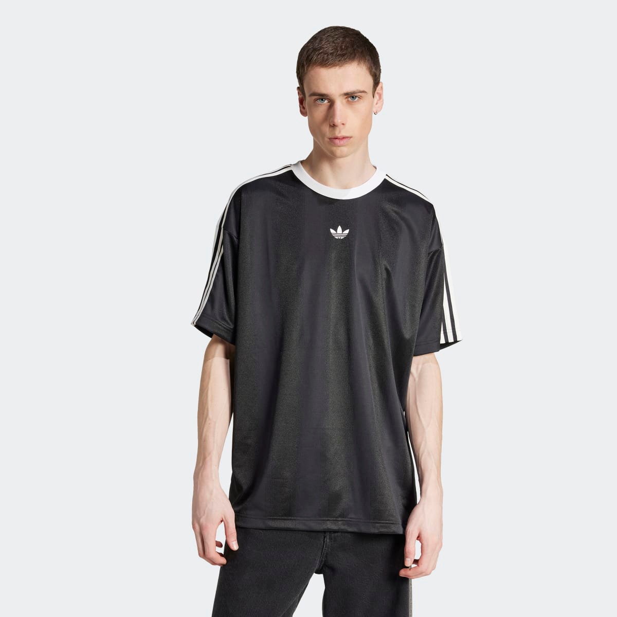 T-shirt de Homem Adicolor Jacquard Originals Preto-1