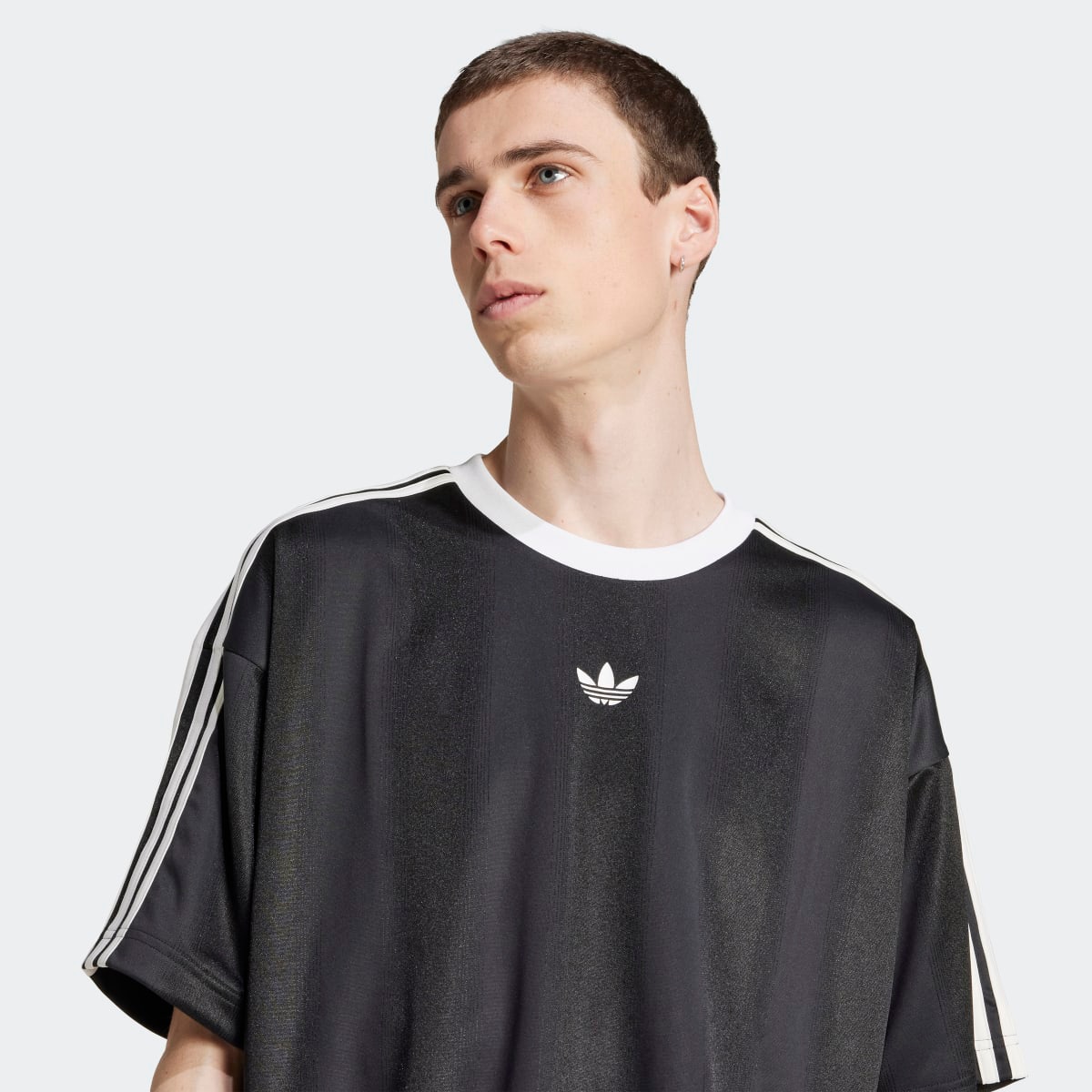 T-shirt de Homem Adicolor Jacquard Originals Preto-4