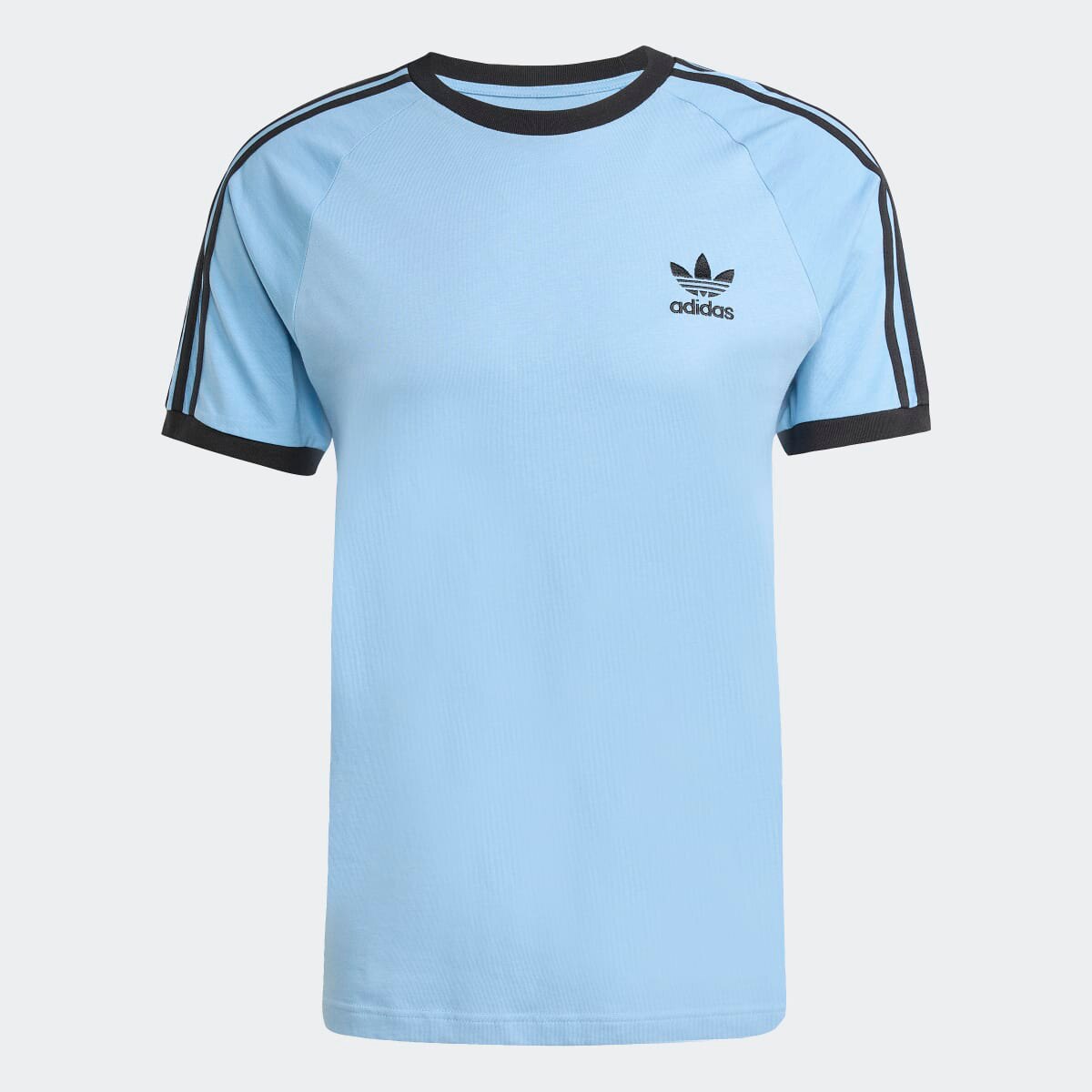 T-shirt de Homem Adicolor Classics 3 Faixas Originals Azul-6