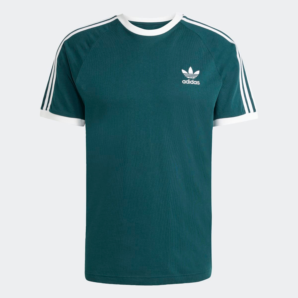 T-shirt de Homem Adicolor Classics 3 Faixas Originals Verde-6