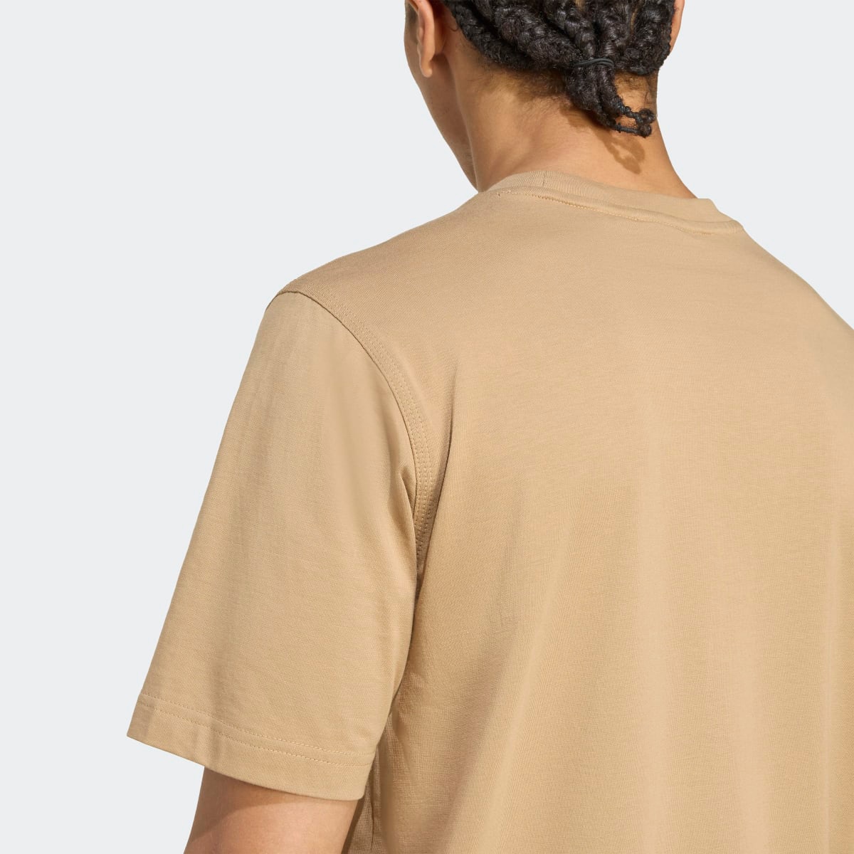 T-shirt de Homem Trefoil Essentials Originals Castanho-3