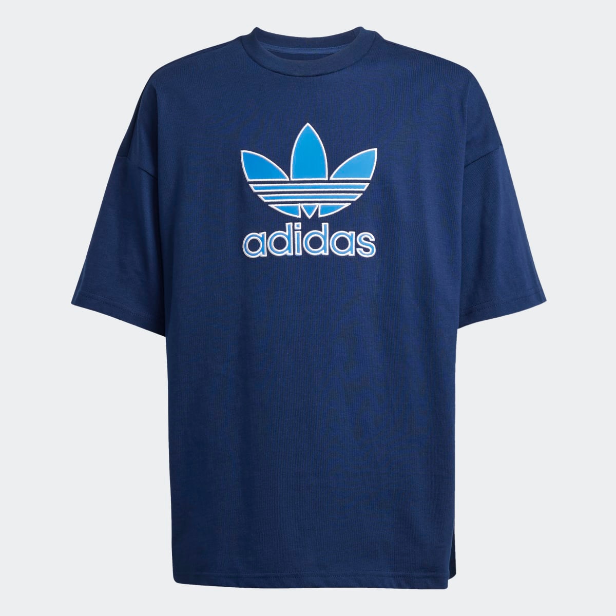 T-shirt de Criança Oversize Trefoil Originals Azul-marinho-7