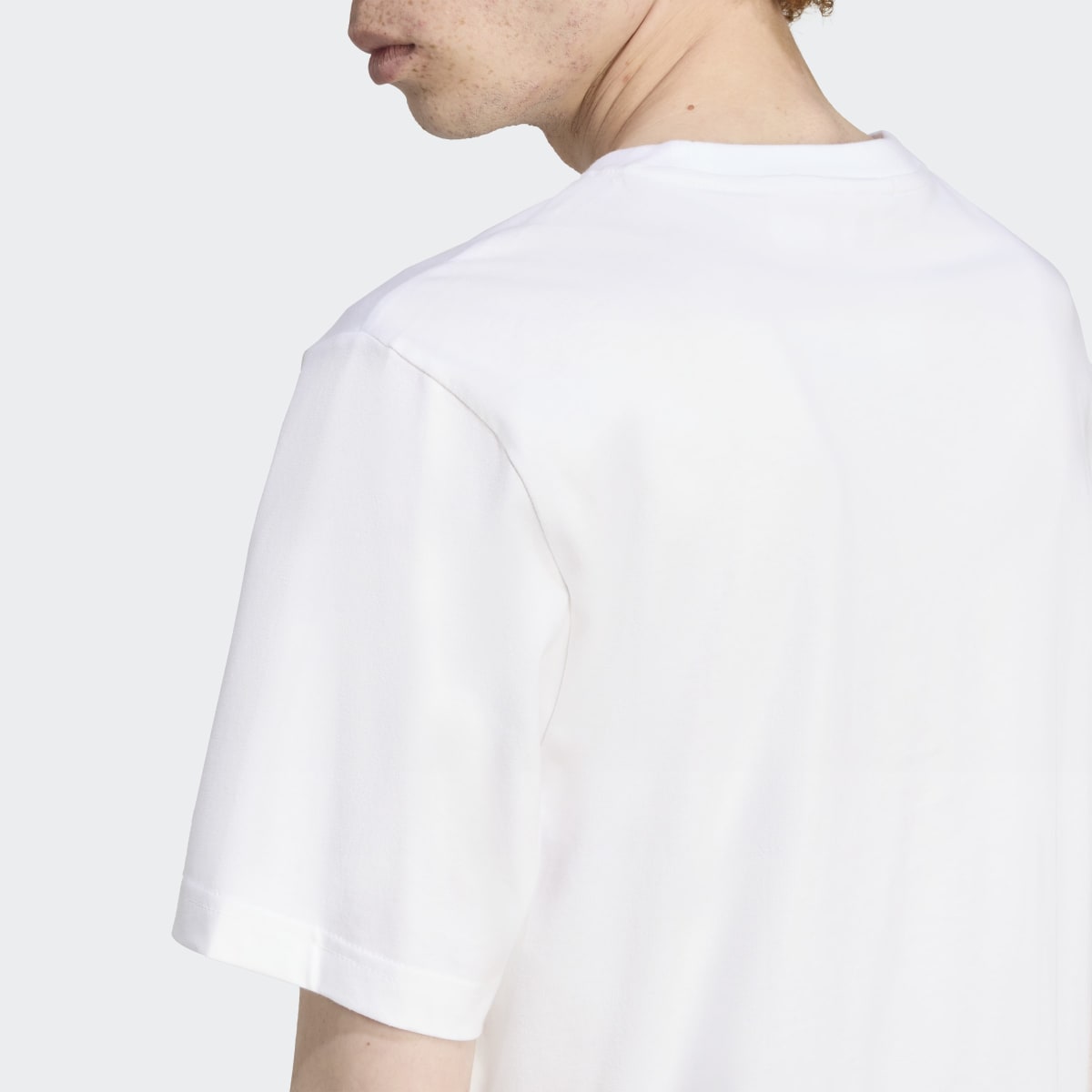 T-shirt de Homem Tartã Regular Originals Branco-4