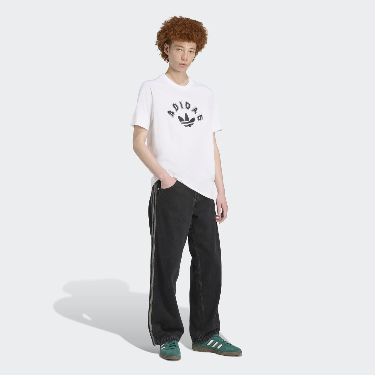 T-shirt de Homem Tartã Regular Originals Branco-5
