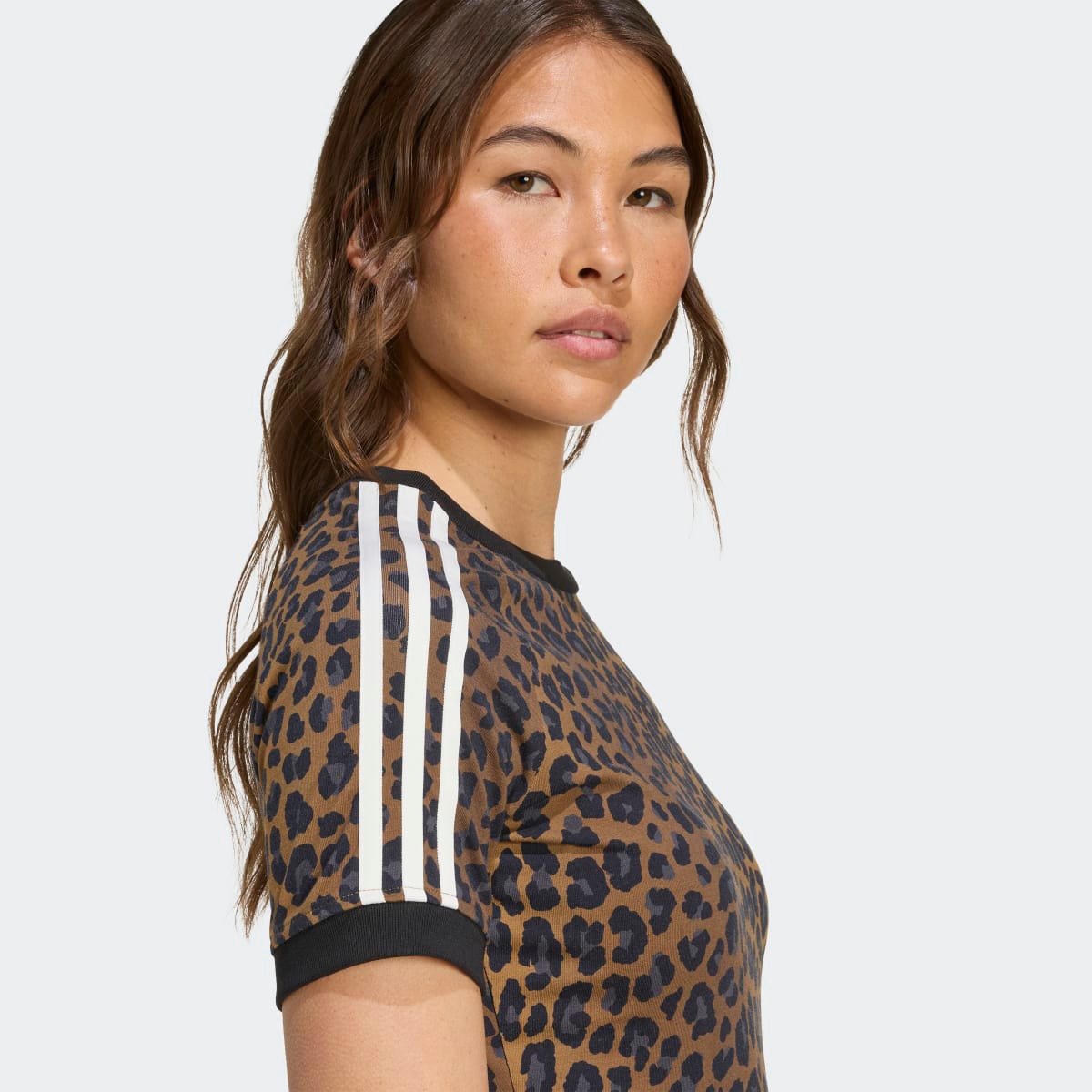 T-shirt de Mulher Leopard Cali Originals Estampado-3