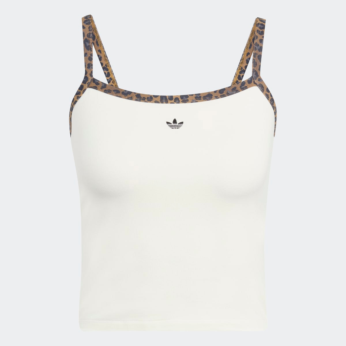 T-shirt de Alças de Mulher Leopard Originals Branco-6