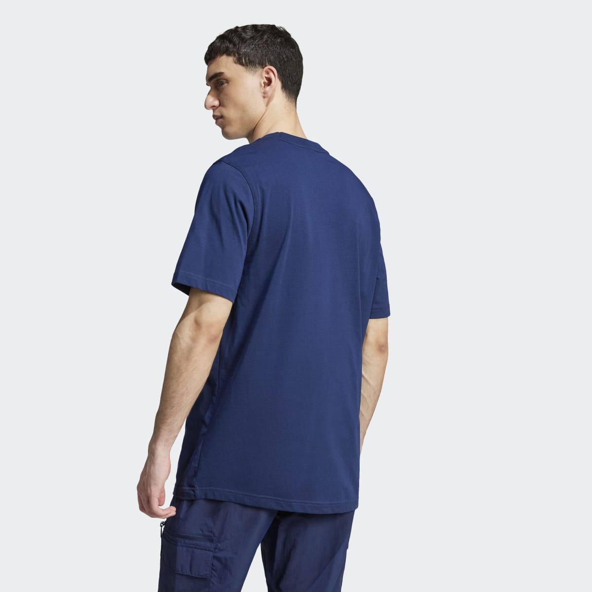 T-shirt de Homem Trefoil Essentials Originals Azul-2