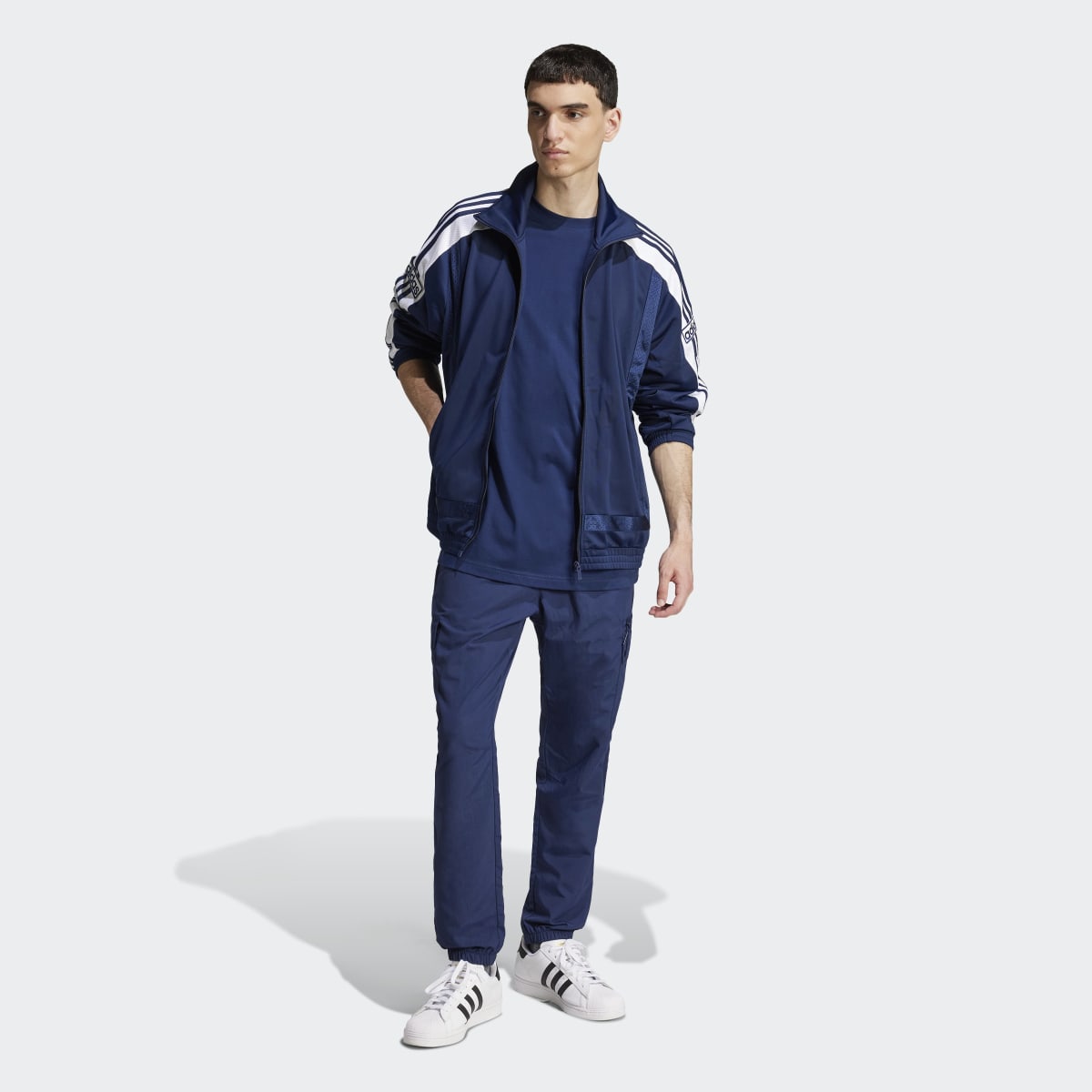 T-shirt de Homem Trefoil Essentials Originals Azul-5