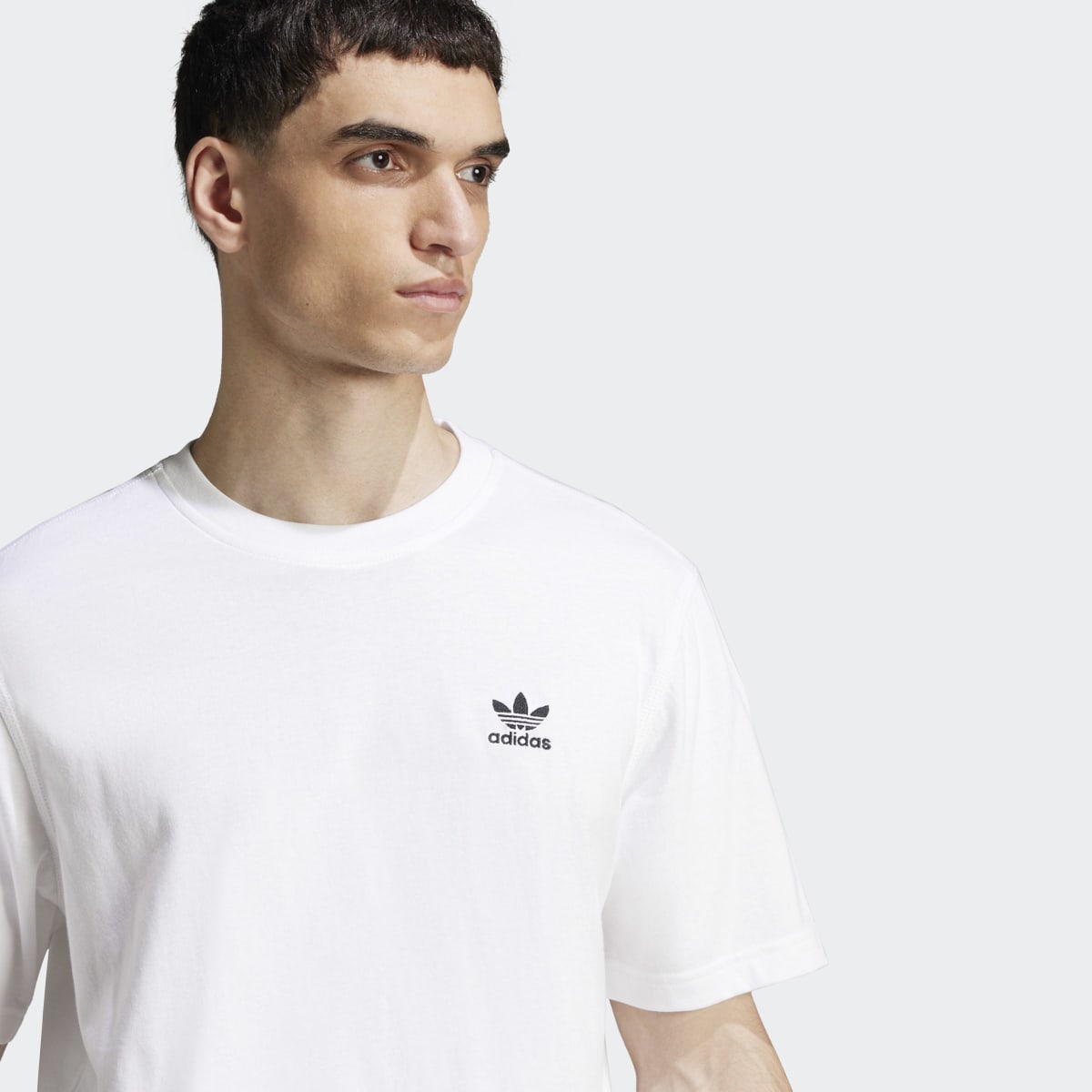 T-shirt de Homem Trefoil Essentials Originals Branco-4